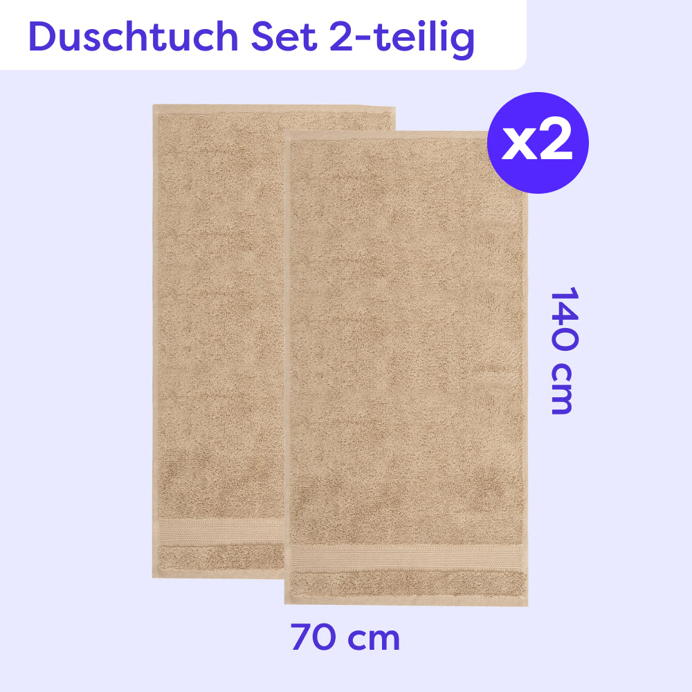 Duschtuch Set 2-teilig Amelie