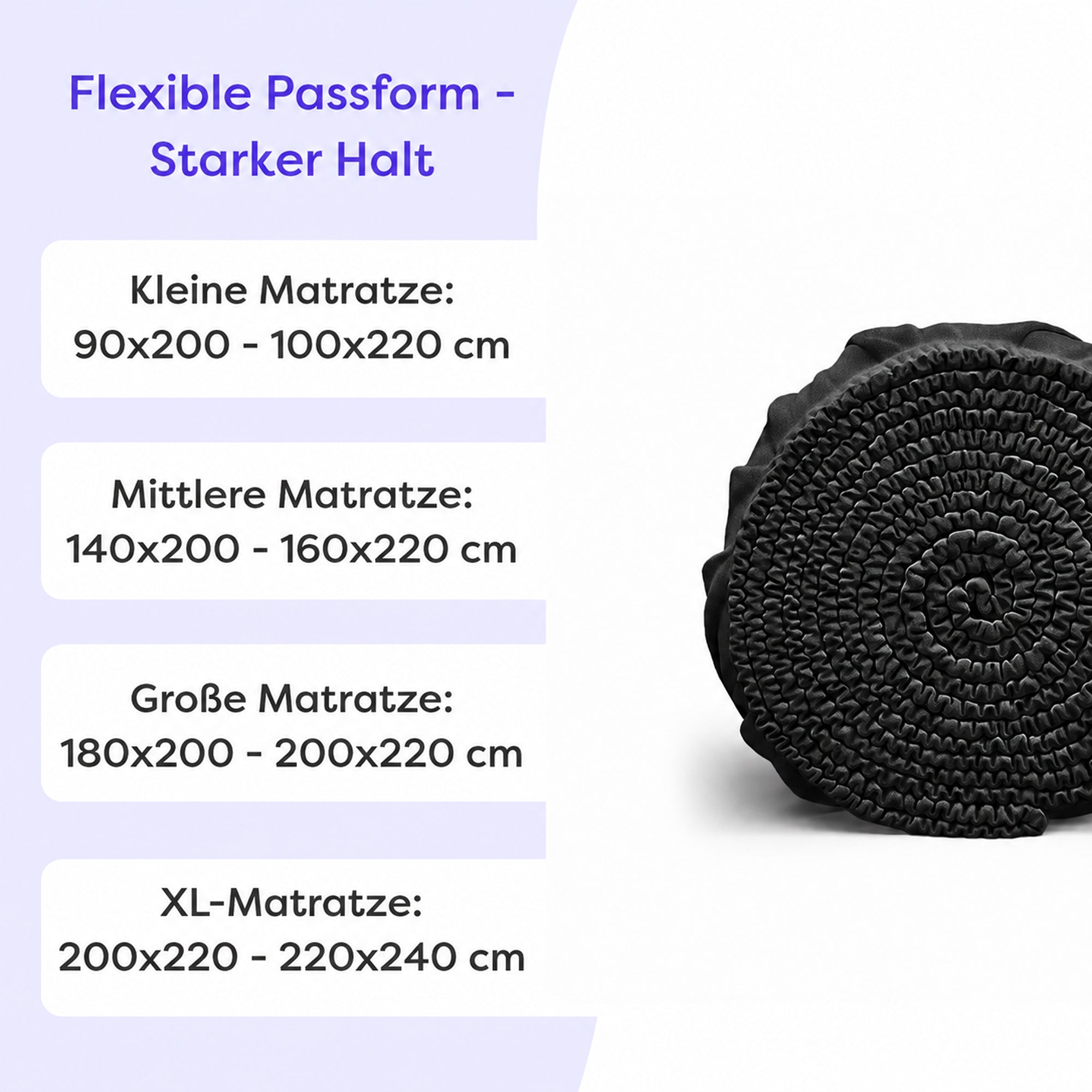 Boxspringbett Spannbettlaken Baumwolle Frida