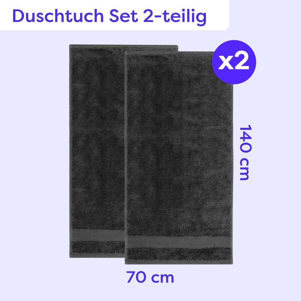 Duschtuch Set 2-teilig Amelie