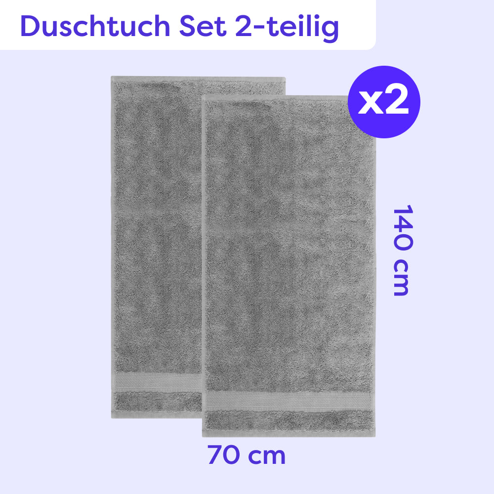 Duschtuch Set 2-teilig Amelie