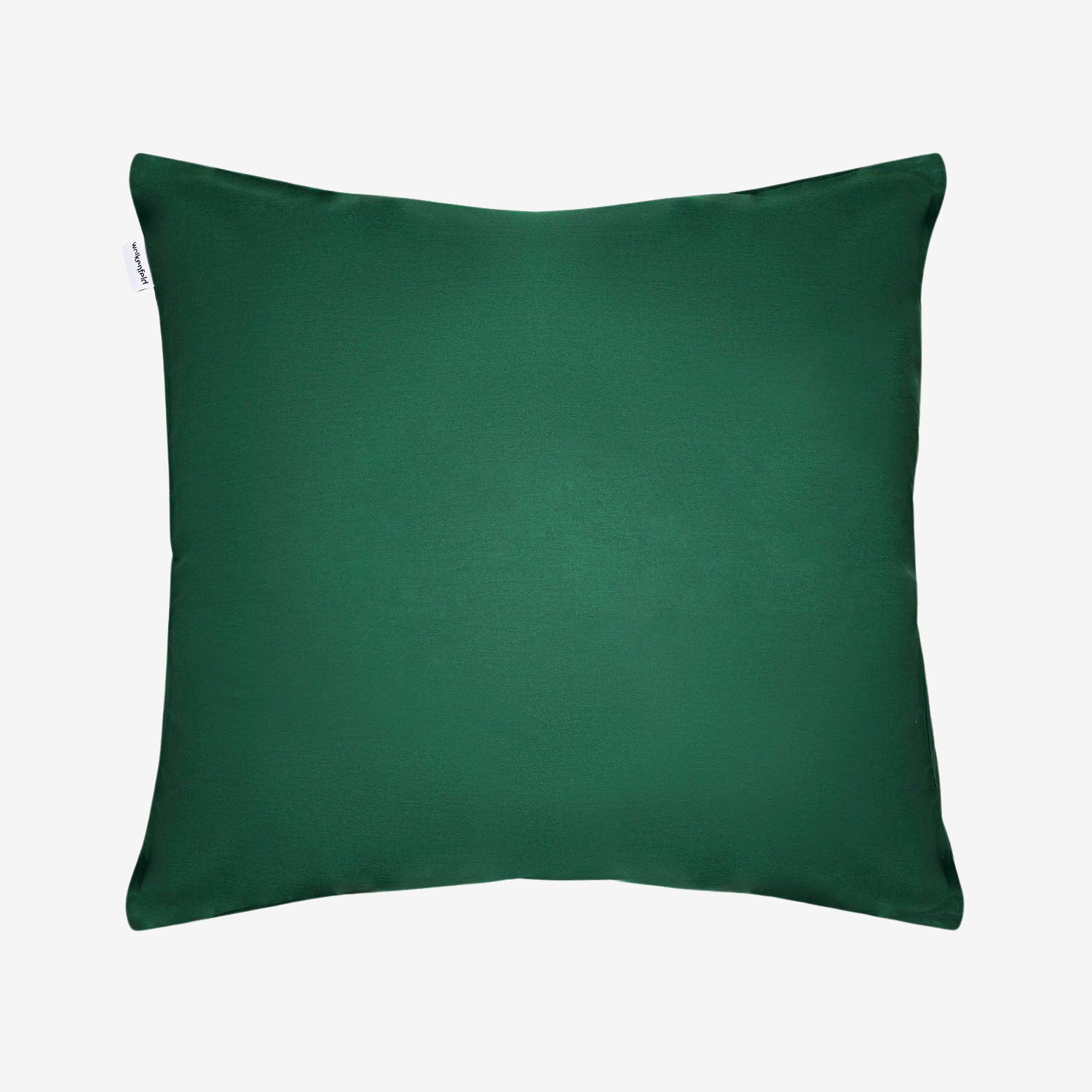 Mako-Satin Kissenbezug Alina in Waldgruen