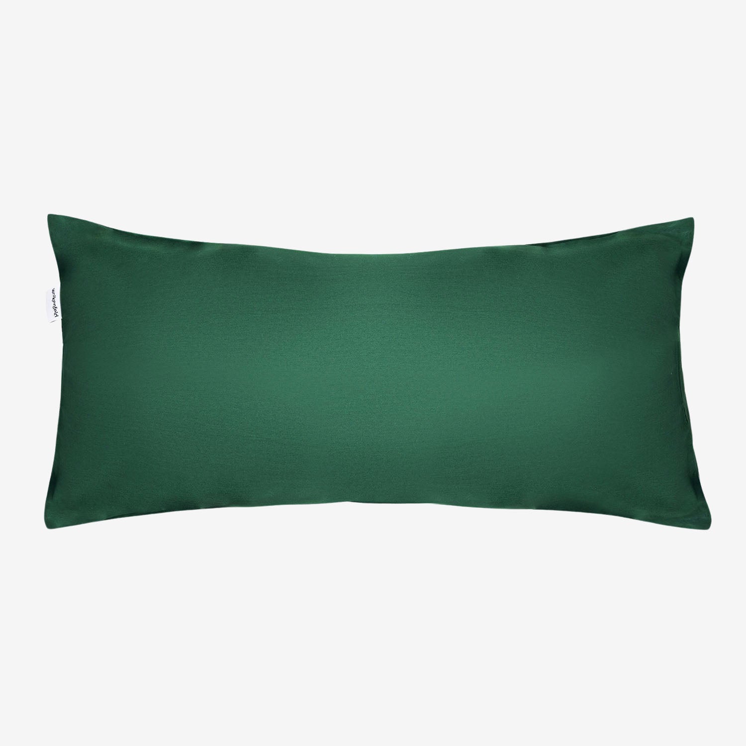 Mako-Satin Kissenbezug Alina in Waldgruen