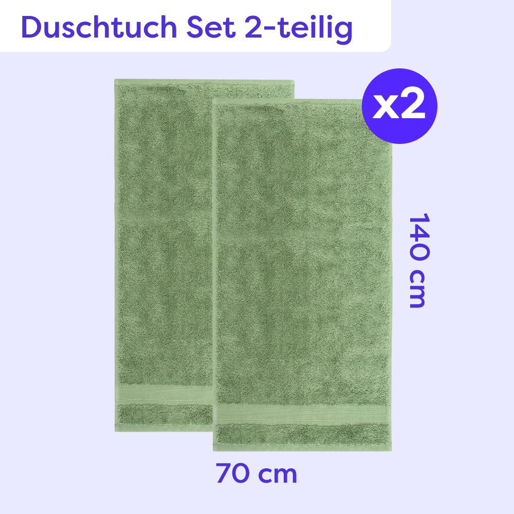 Duschtuch Set 2-teilig Amelie