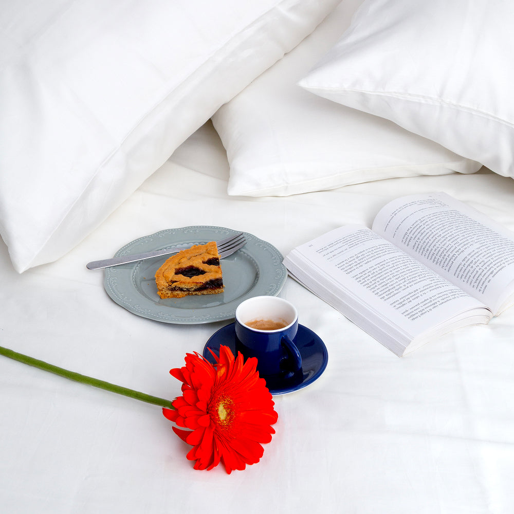 Mako-Satin Kissenbezug Alina in Waldgruen