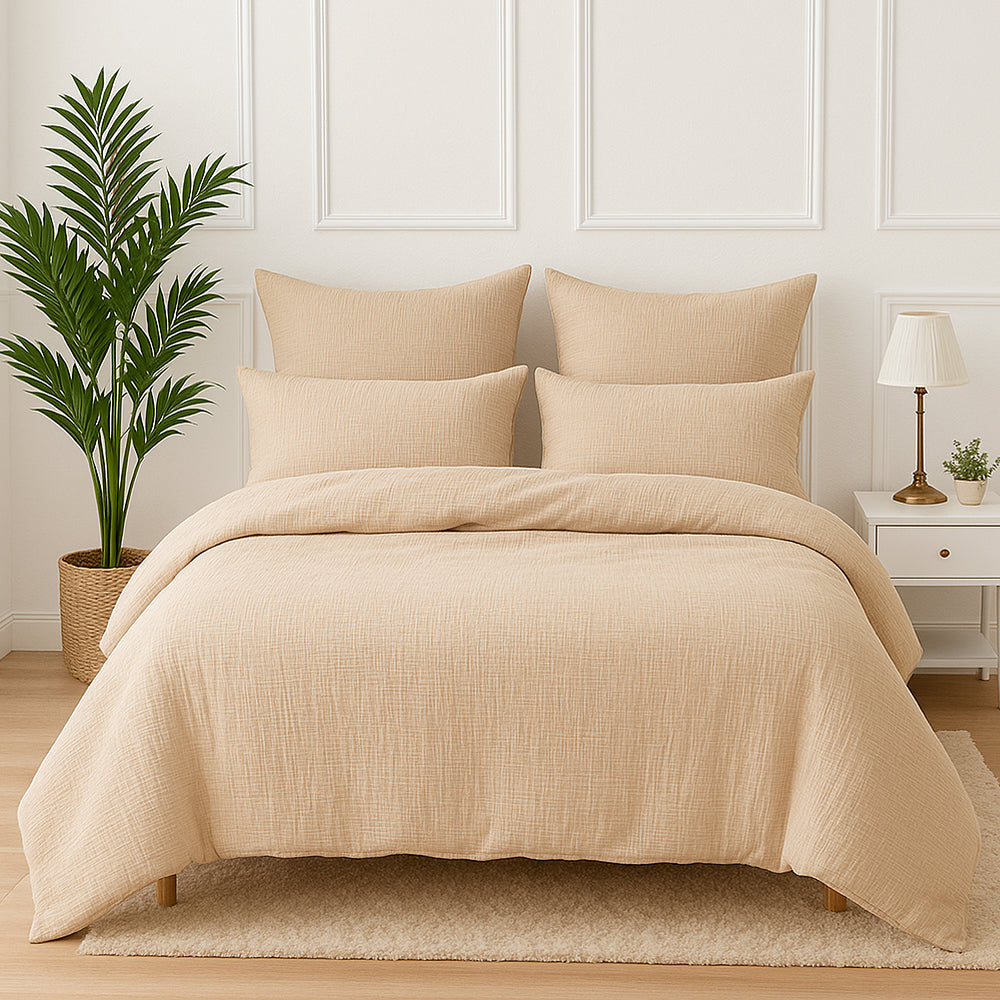 Musselin-Bettwäsche-Set Marina