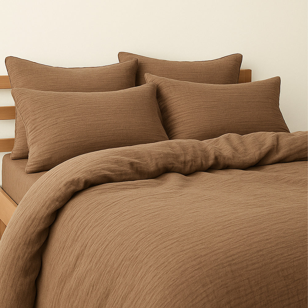 Musselin-Bettwäsche-Set Marina