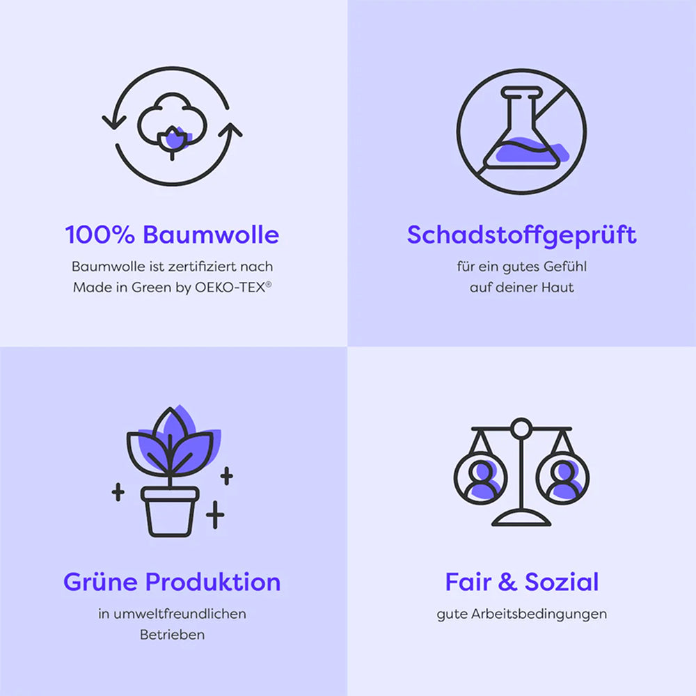 Baumwollsatin Bettwäsche Set Paulina