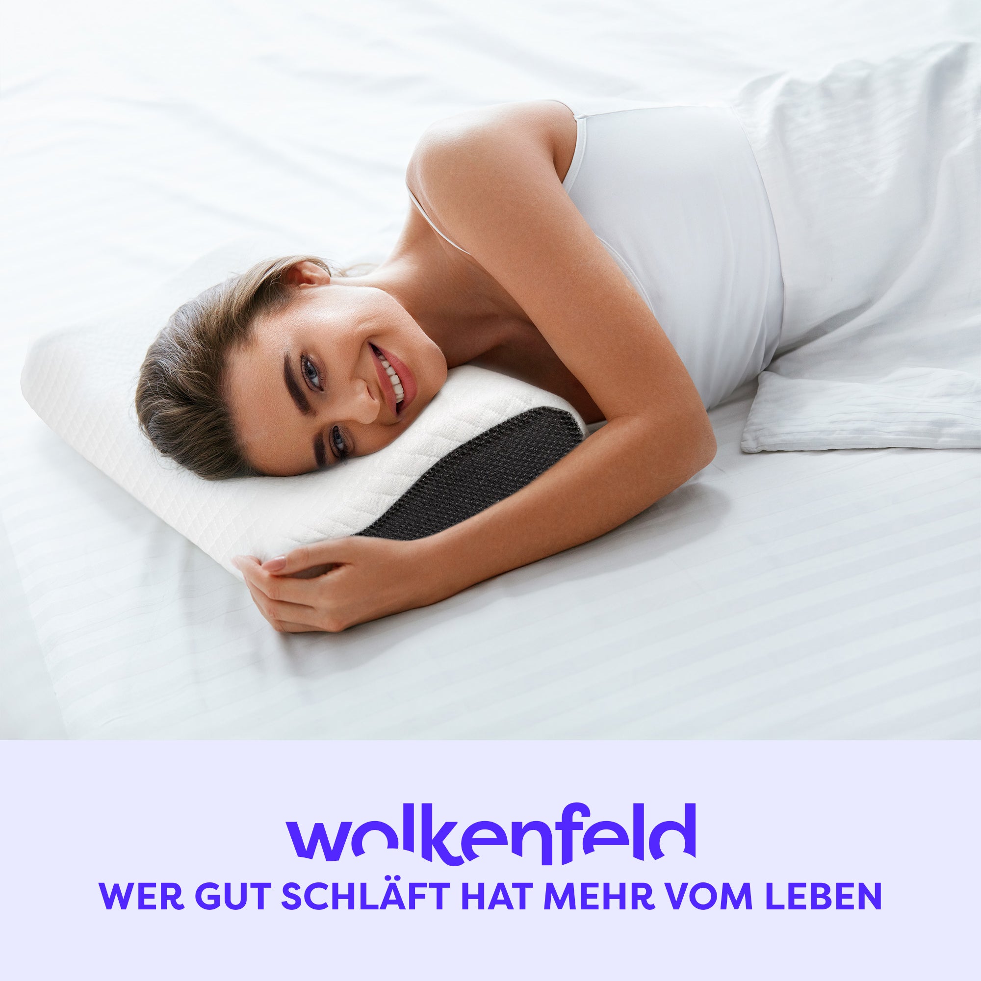 Nackenkissen-Seitenschläferkissen-Bauchschläferkissen