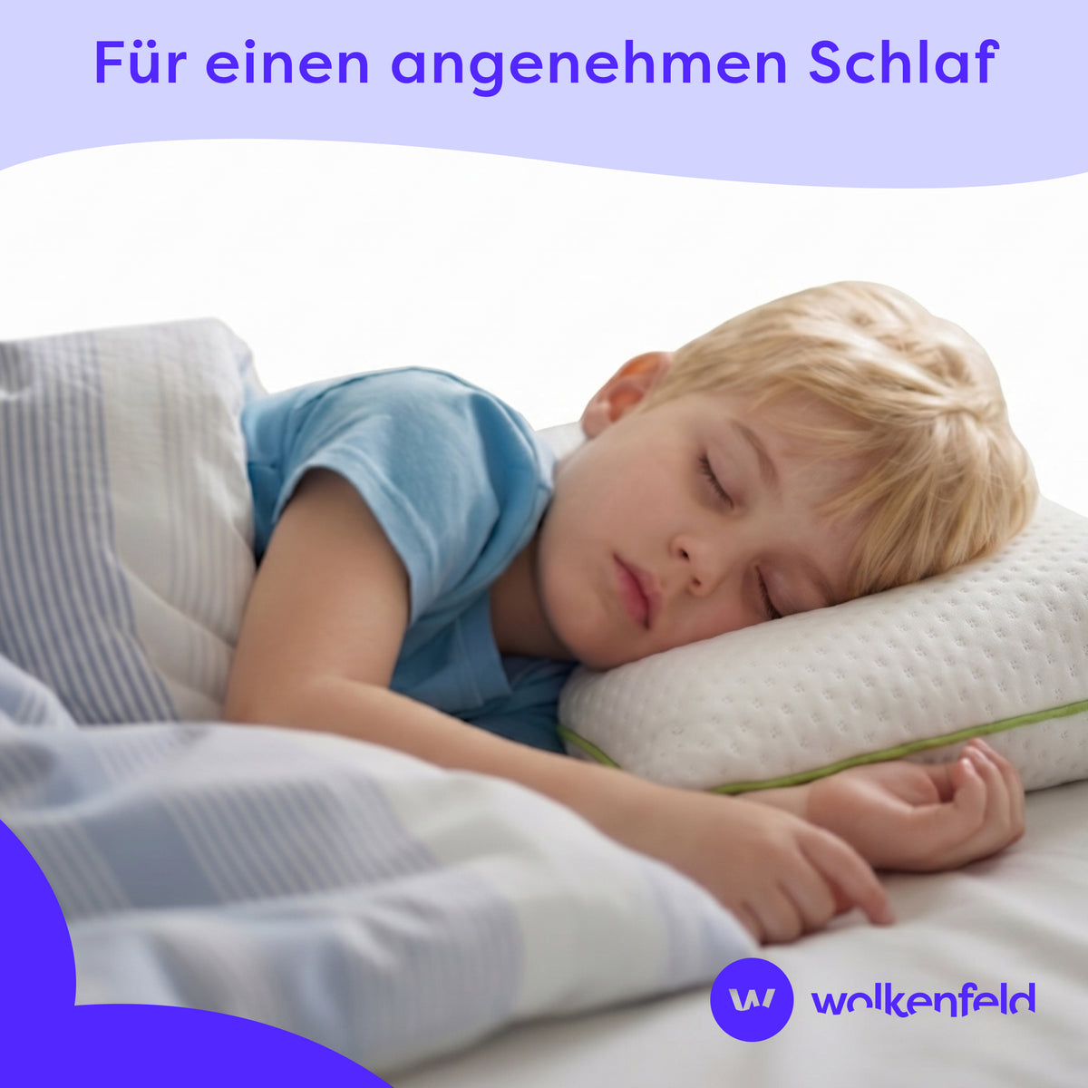 Flaches Memory Foam Kinderkissen