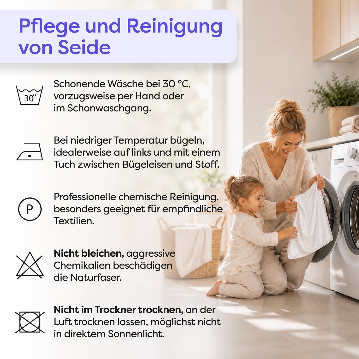Seidenkissenbezug Clara