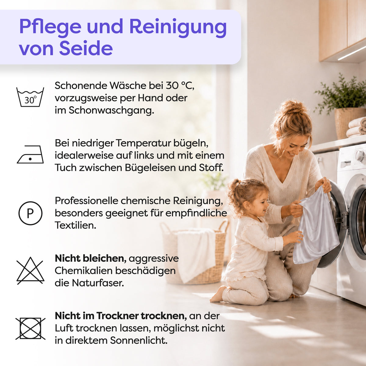 Seidenkissenbezug Clara