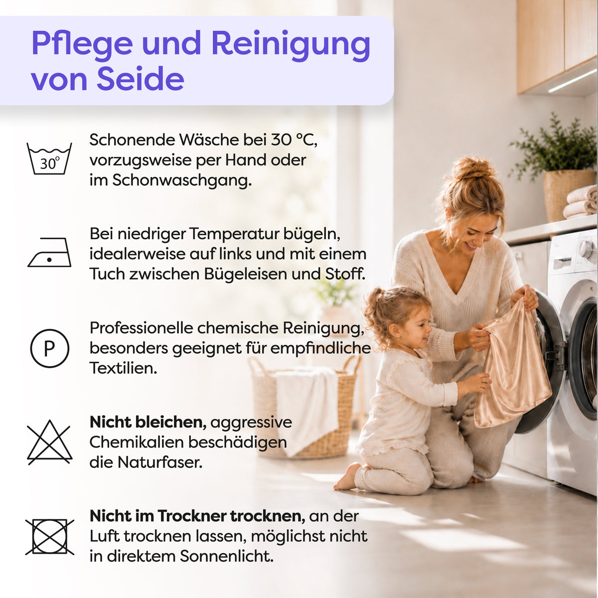 Seidenkissenbezug Clara