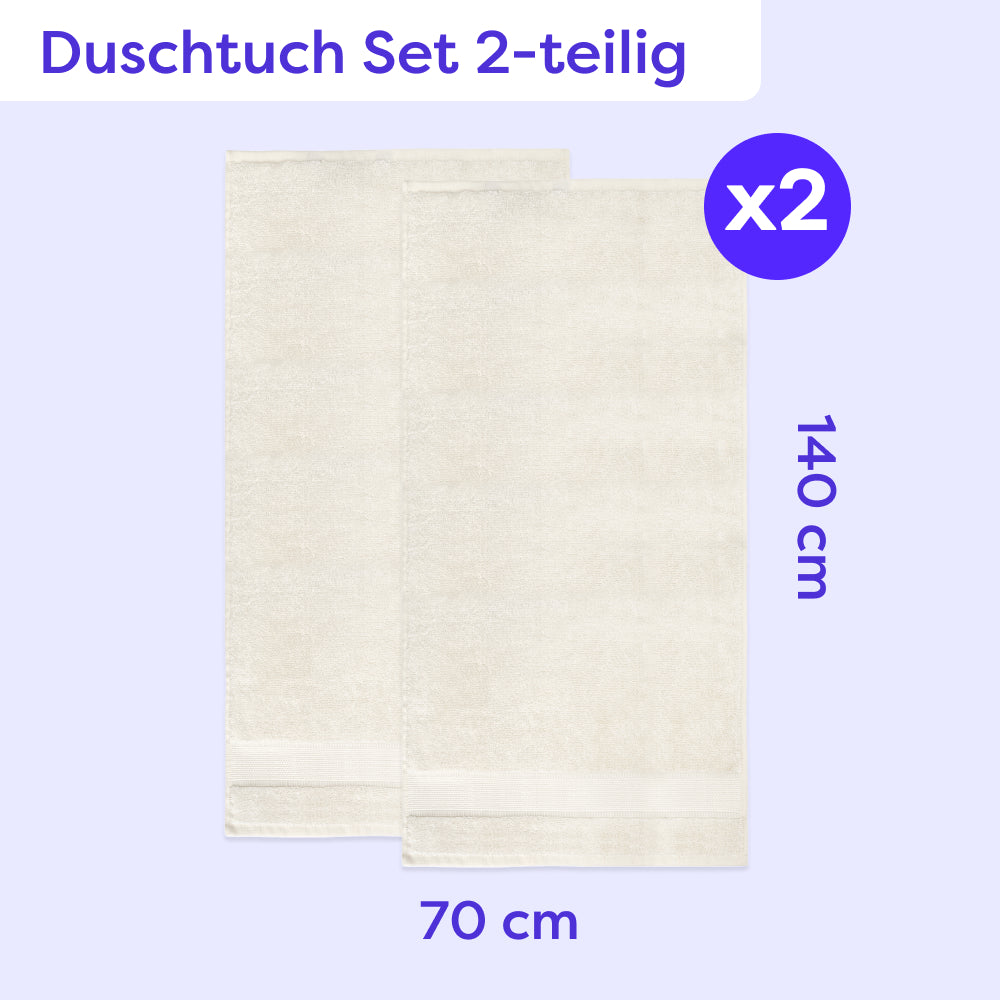 Duschtuch Set 2-teilig Amelie