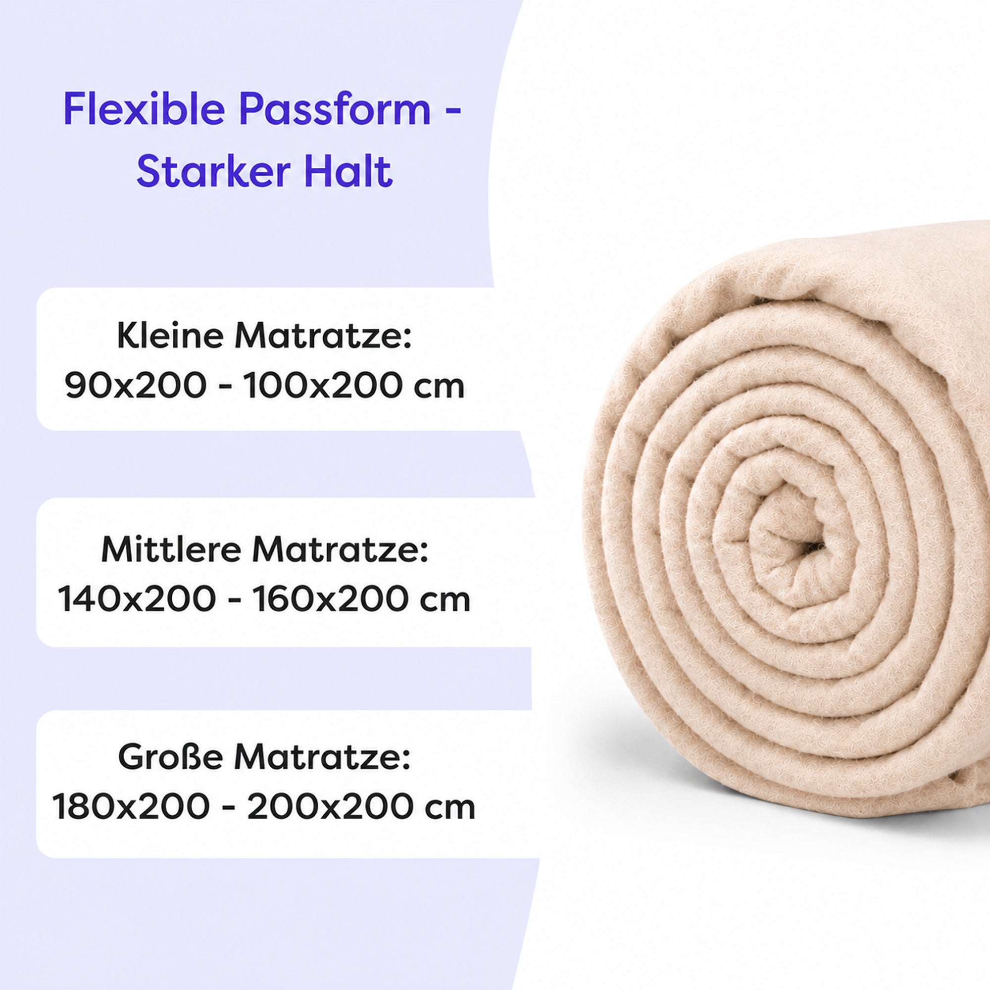 Flanell Spannbettlaken Malea