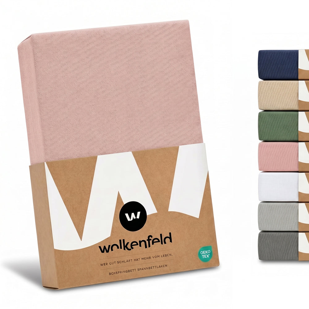 Boxspringbett Spannbettlaken Baumwolle Frida