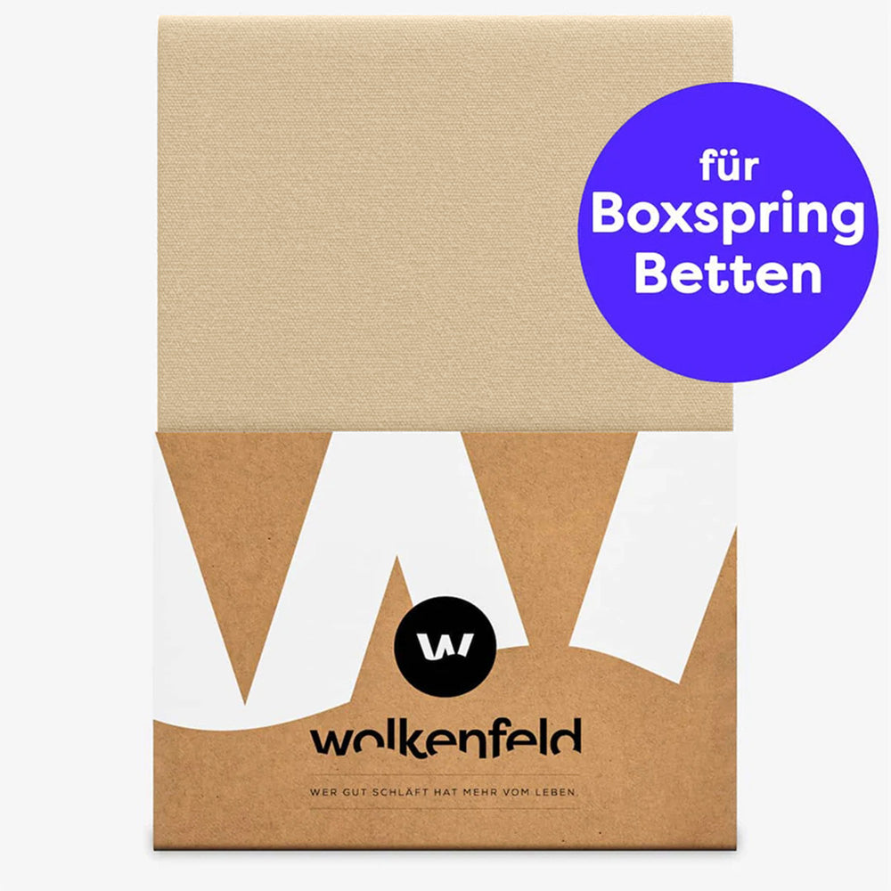 Boxspringbett Spannbettlaken Baumwolle Frida