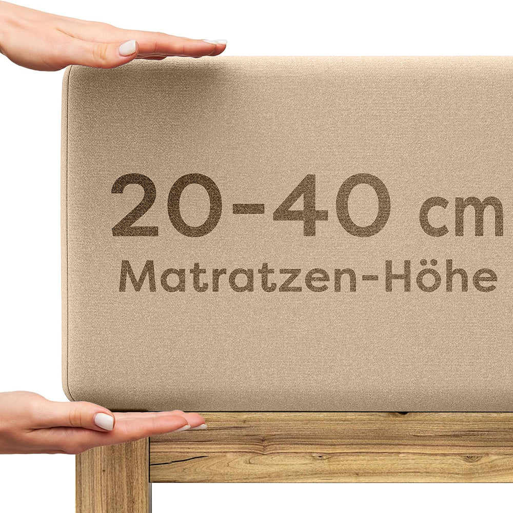 Boxspringbett Spannbettlaken Baumwolle Frida