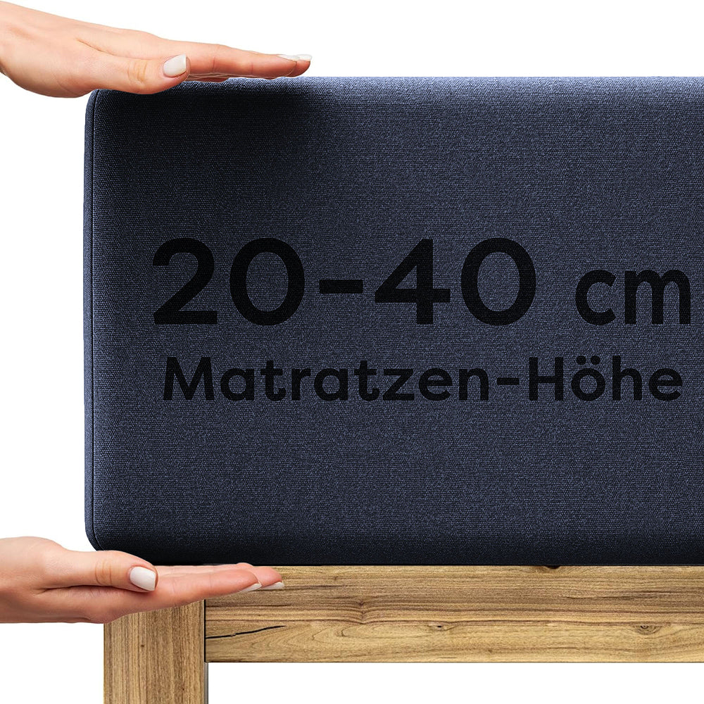 Boxspringbett Spannbettlaken Baumwolle Frida