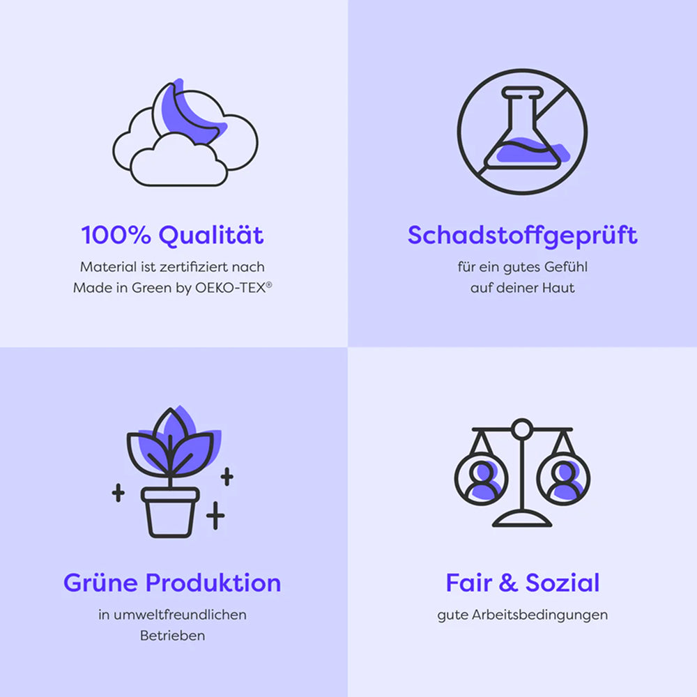 Boxspringbett Spannbettlaken Baumwolle Frida